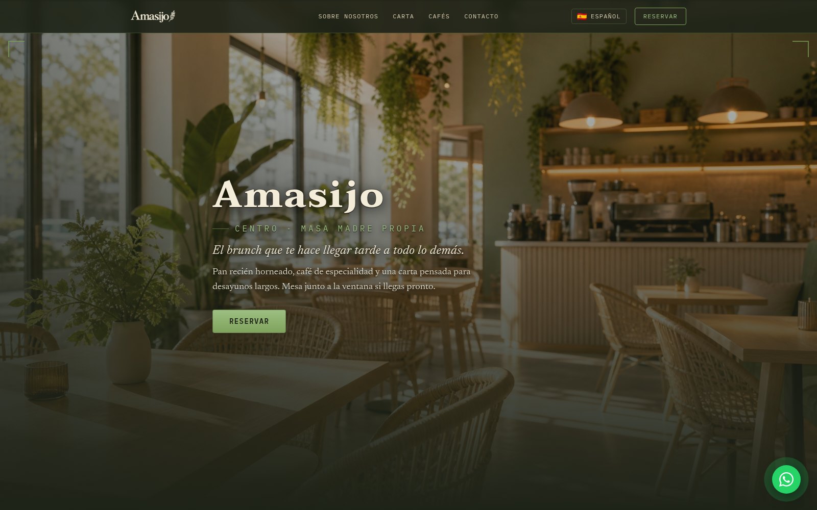 Web nueva de Amasijo